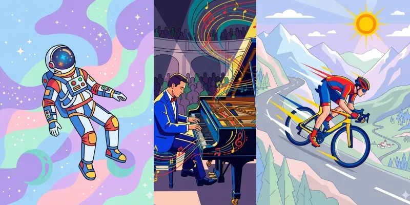Flat Vector Character Illustration Art generated by undefined