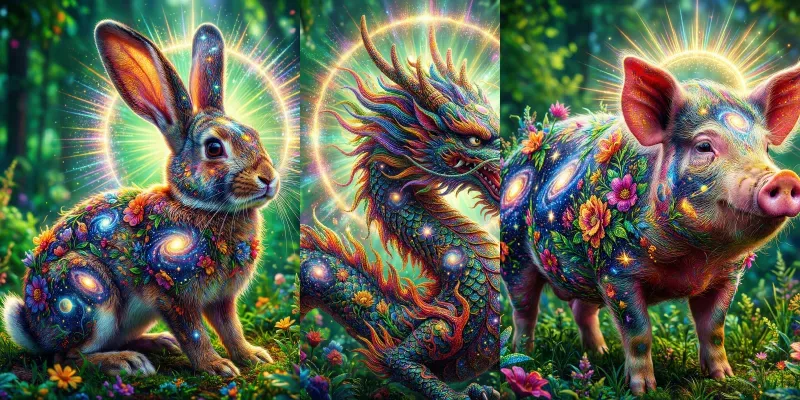 Celestial Vibrancy Artistry Collections generated by undefined
