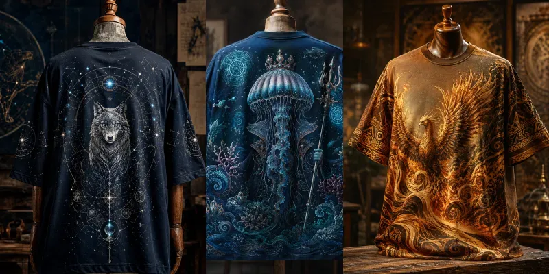 Tribal Streetwear Tshirt Designs generated by undefined