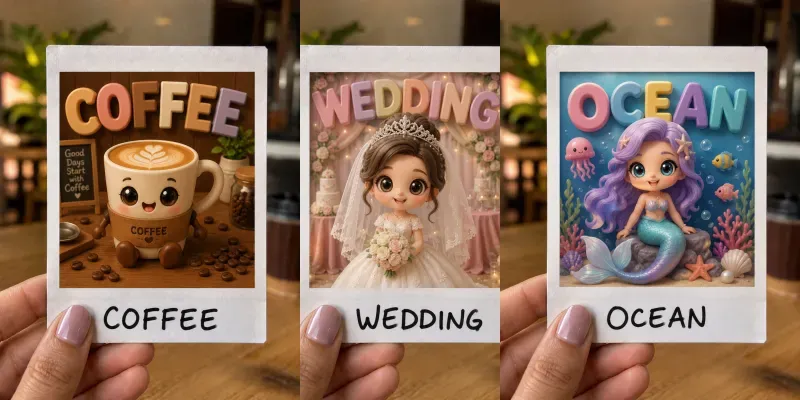 3D Instax Collectible Photo Generator generated by undefined