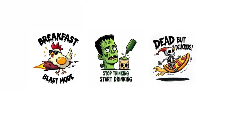 Dark Humor Tshirt Designs