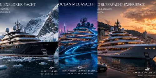 Cinematic Luxury Yacht Advertisements generated by chatgpt-image