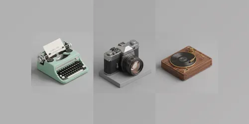 Isometric 3D Mini Worlds Objects generated by chatgpt-image
