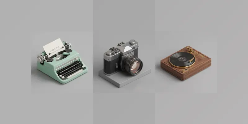 Isometric 3D Mini Worlds Objects