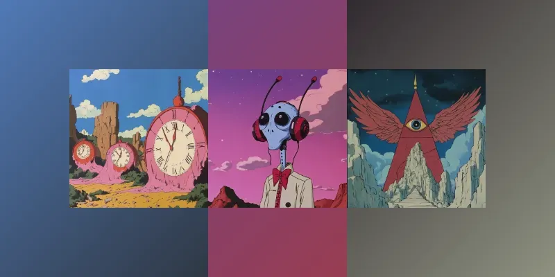 Surrealist Time Distortion Art generated by undefined