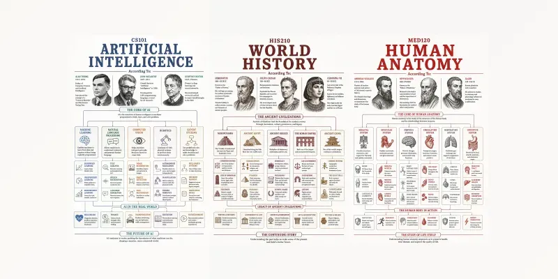 Vintage Infographic Posters generated by undefined