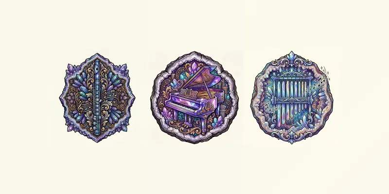 Crystal Instrument Emblems generated by undefined