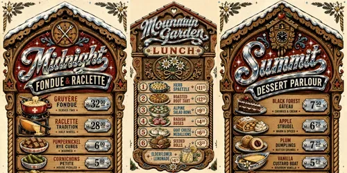 Alpine Chrome Menu Boards generated by chatgpt-image