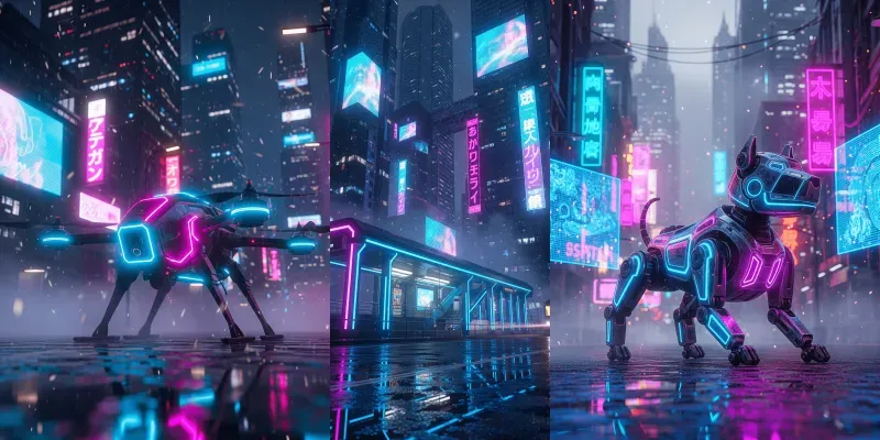 The Stylized Cyberpunk Series generated by undefined