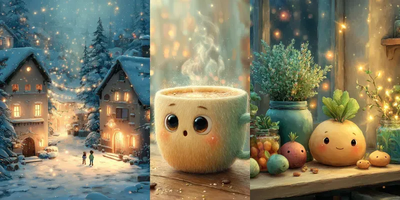 Painterly Storybook Pixar Concept Art generated by undefined