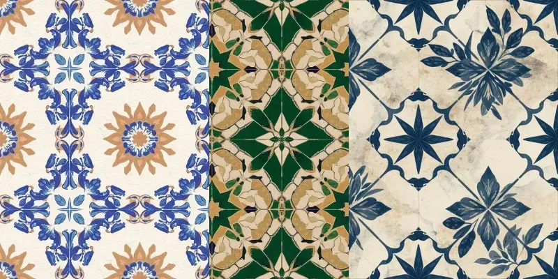Luxury Ceramic Tile Pattern Generator generated by undefined