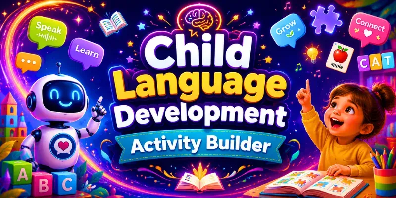 Child Language Development Activity Pack generated by undefined