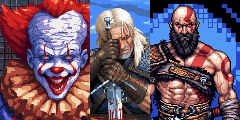 Pixel Art 8bit Style Prompt generated by undefined
