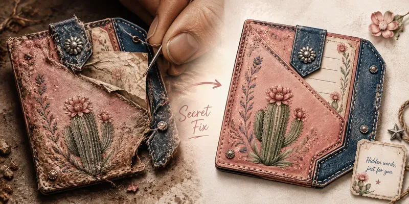 Western Hidden Journaling Cards generated by undefined