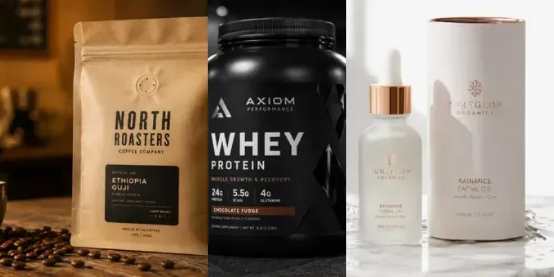Premium Ecommerce Packaging Mockups generated by undefined