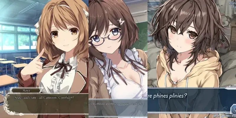 Japanese Visual Novel Game Dialogue generated by undefined