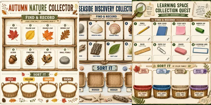 Collect And Sort Scavenger Hunts generated by undefined