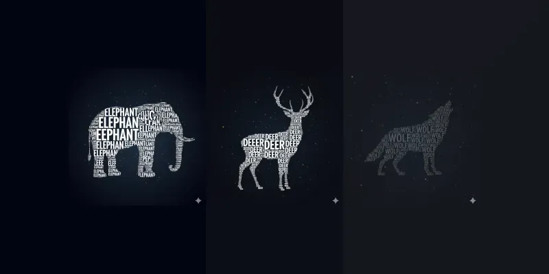 Word Silhouette Art Generator generated by undefined