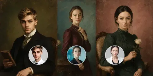 1910 Classical Oil Portraits generated by chatgpt-image