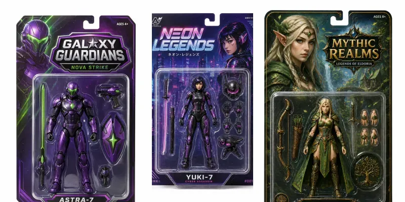 Action Figure Blister Pack Photos 8K generated by undefined