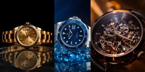Luxury Watch Photography generated by leonardo