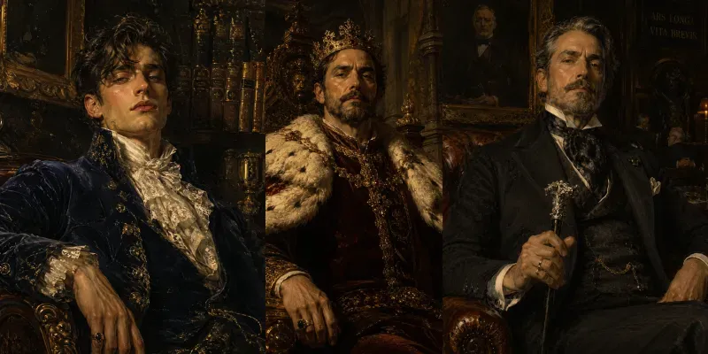 Royal Aristocrat Oil Portraits generated by undefined