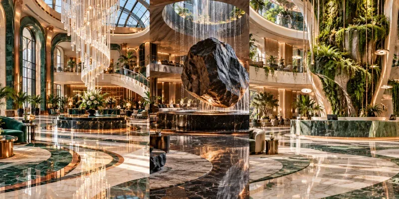 Luxury Boutique Hotel Interior Assets