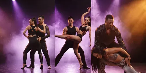 Sensual Cinematic Couple Dance Videos generated by veo