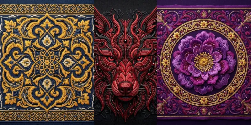 Embroidered Sets generated by undefined