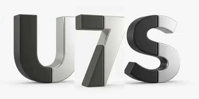 3D Minimalist Typography Assets generated by undefined