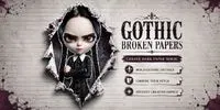 Gothic Rebellion Broken Papers midjourney prompt mini thumbnail