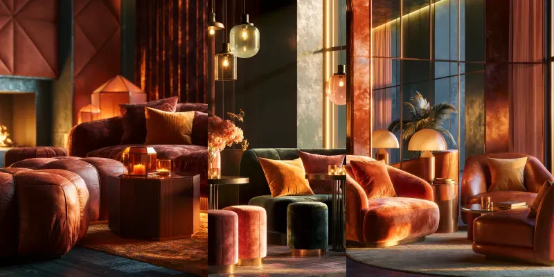 Moody Luxury Interiors Atmosphere Style generated by undefined
