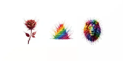 Dynamic 3D Splash Art Objects Texts generated by gemini-image