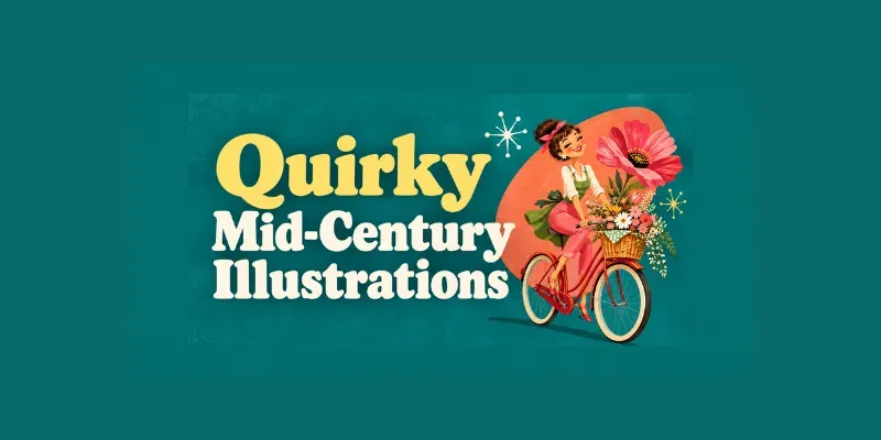 Quirky Mid Century Illustrations