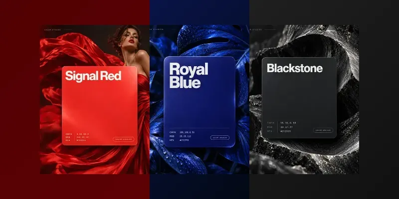 Cinematic Color Swatch Posters