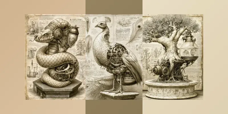Mechanical Animal Poster Art generated by undefined