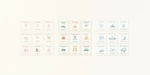 Botanical Tags Packs generated by chatgpt-image