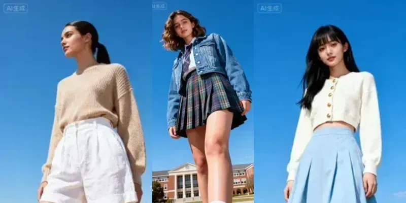 Photorealistic Lowangle Fashion Portraits generated by undefined