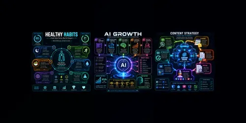 Neon Infographic Blueprints generated by chatgpt-image