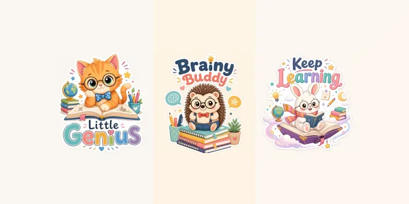 Smart Animal Stickers generated by undefined