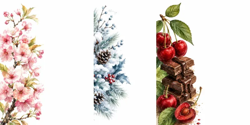 Botanical Watercolor Collections generated by undefined