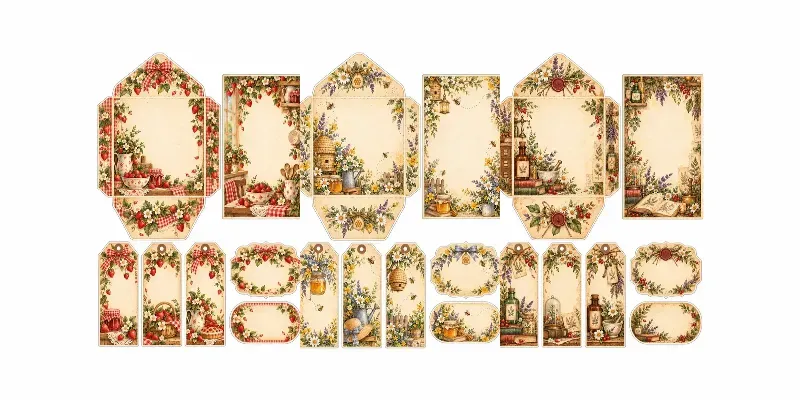 Vintage Printable Craft Kits