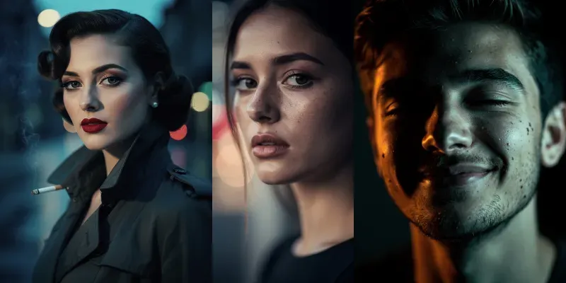 Cinematic Portrait Lighting Packs generated by undefined
