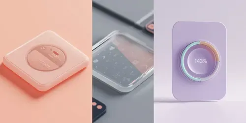 3D Neumorphic Fintech UI Widgets generated by leonardo