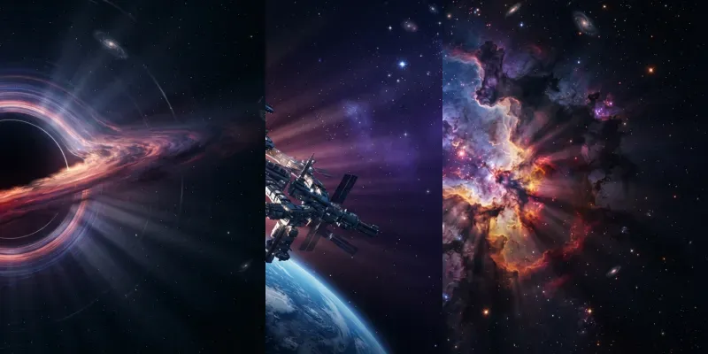 Space Astronomy Thumbnail Backgrounds