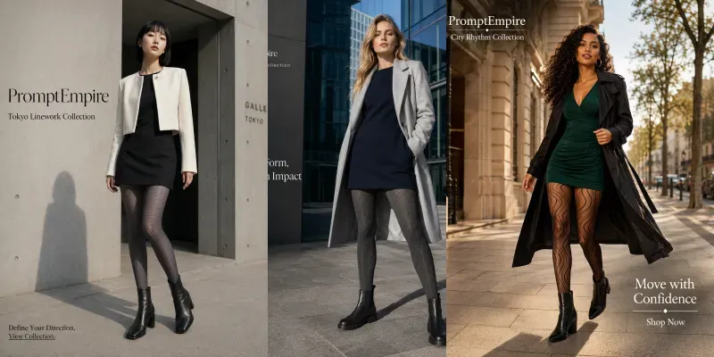 Chic Tights Fashion Ad Image Creators generated by undefined