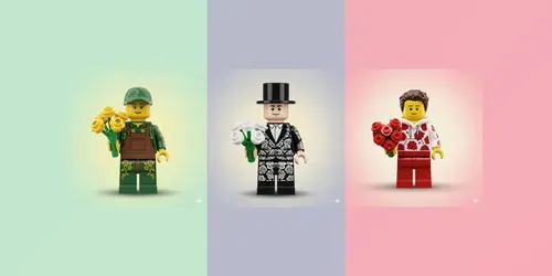 Lego Rose Outfit Minifigures generated by gemini-image