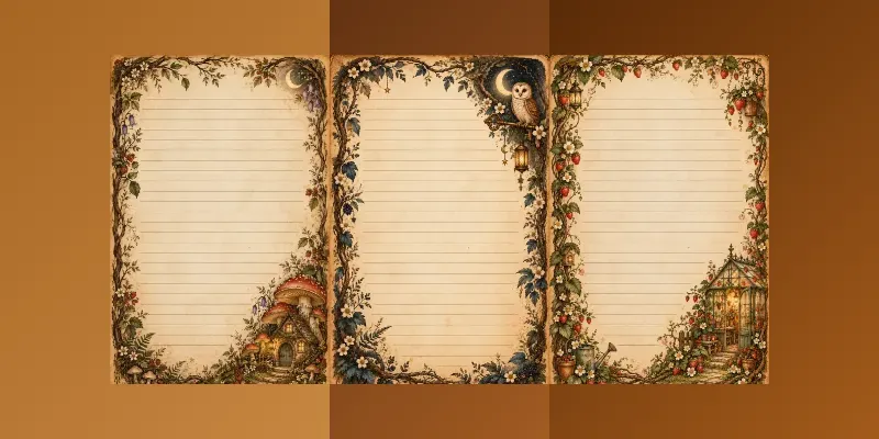 Vintage Storybook Stationery