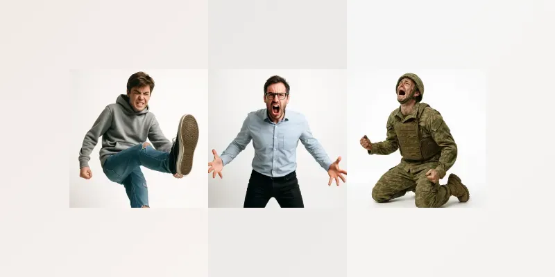 Realistic Emotion Character Photography generated by undefined