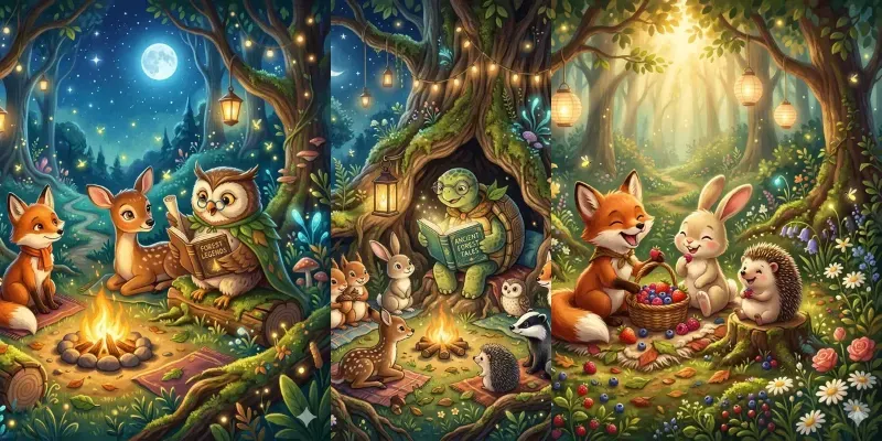 Magical Childrens Storybook Art generated by undefined